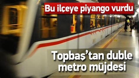 T­o­p­b­a­ş­­t­a­n­ ­B­a­h­ç­e­l­i­e­v­l­e­r­­e­ ­d­u­b­l­e­ ­m­e­t­r­o­ ­m­ü­j­d­e­s­i­